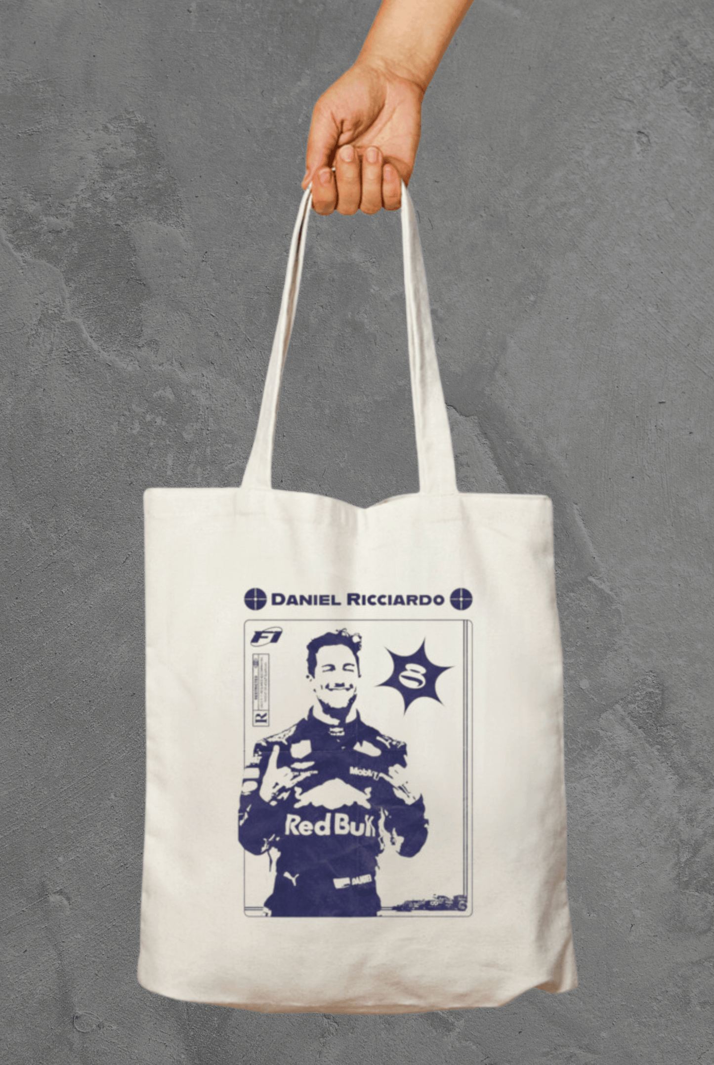 Daniel Ricciardo Zipper Tote Bag