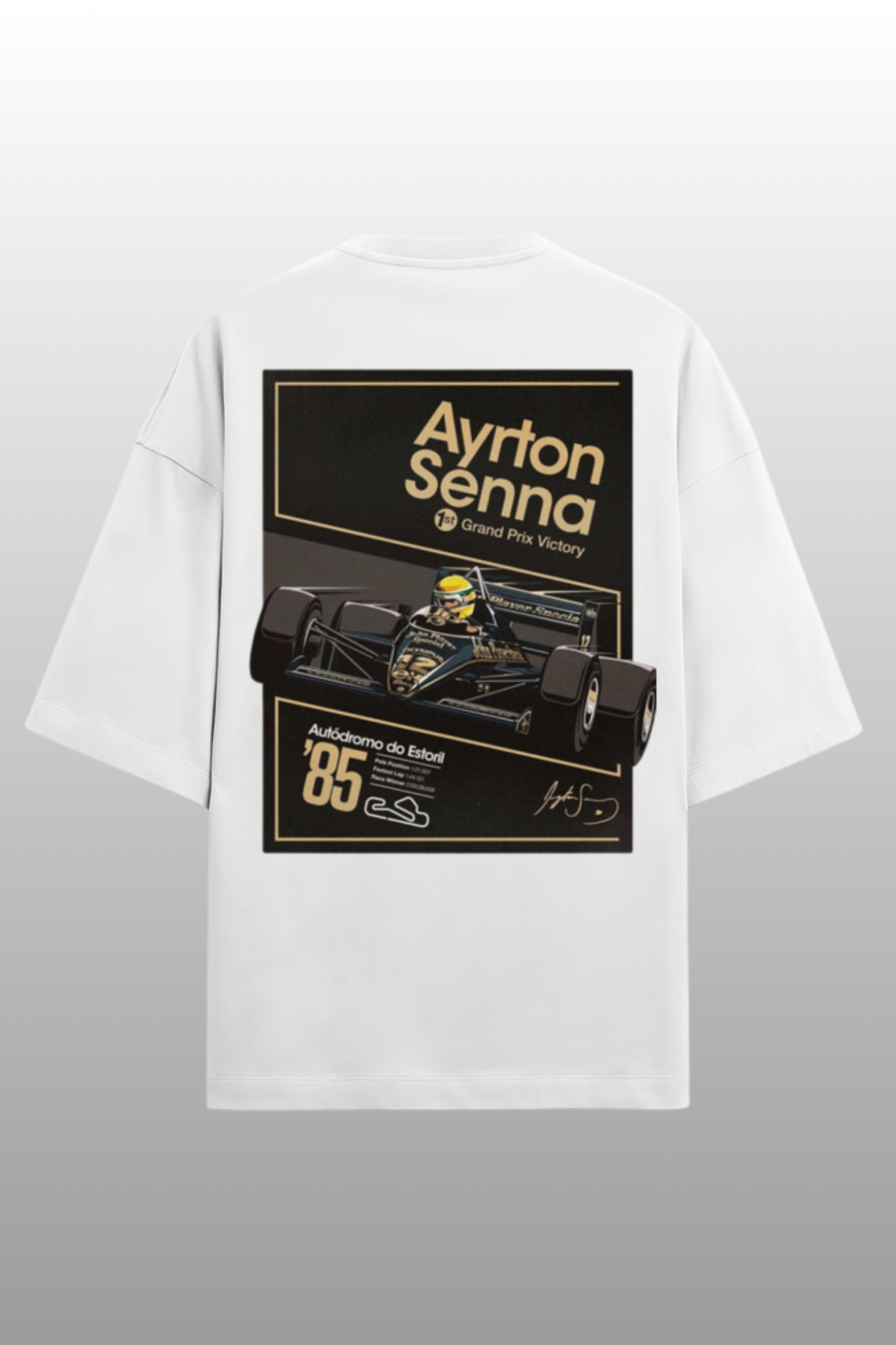 Aryton  Senna Oversized Tshirt