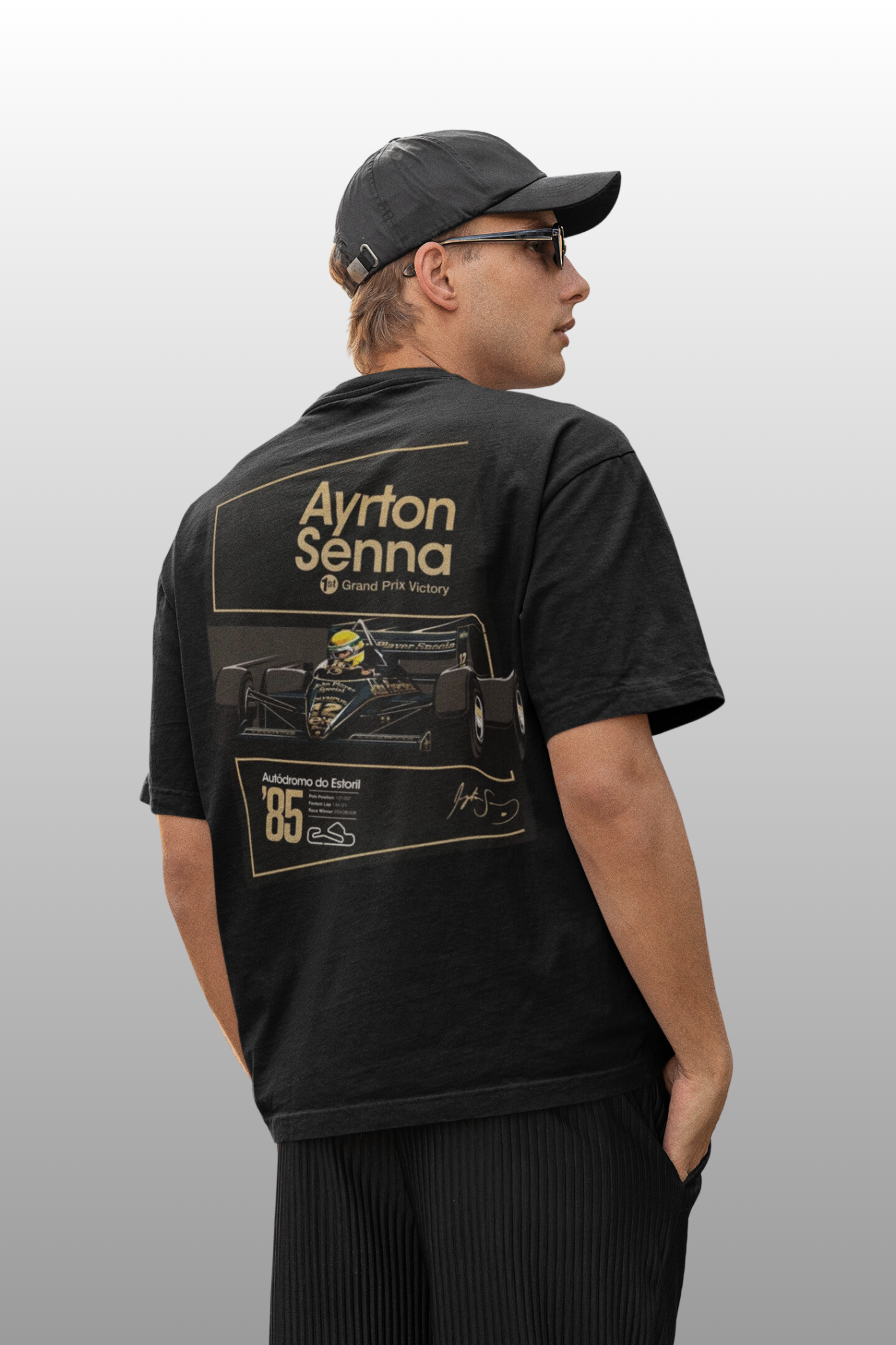 Aryton  Senna Oversized Tshirt