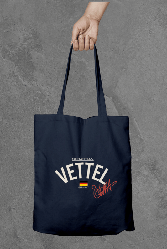 Sebastian Vettel Zipper Tote Bag