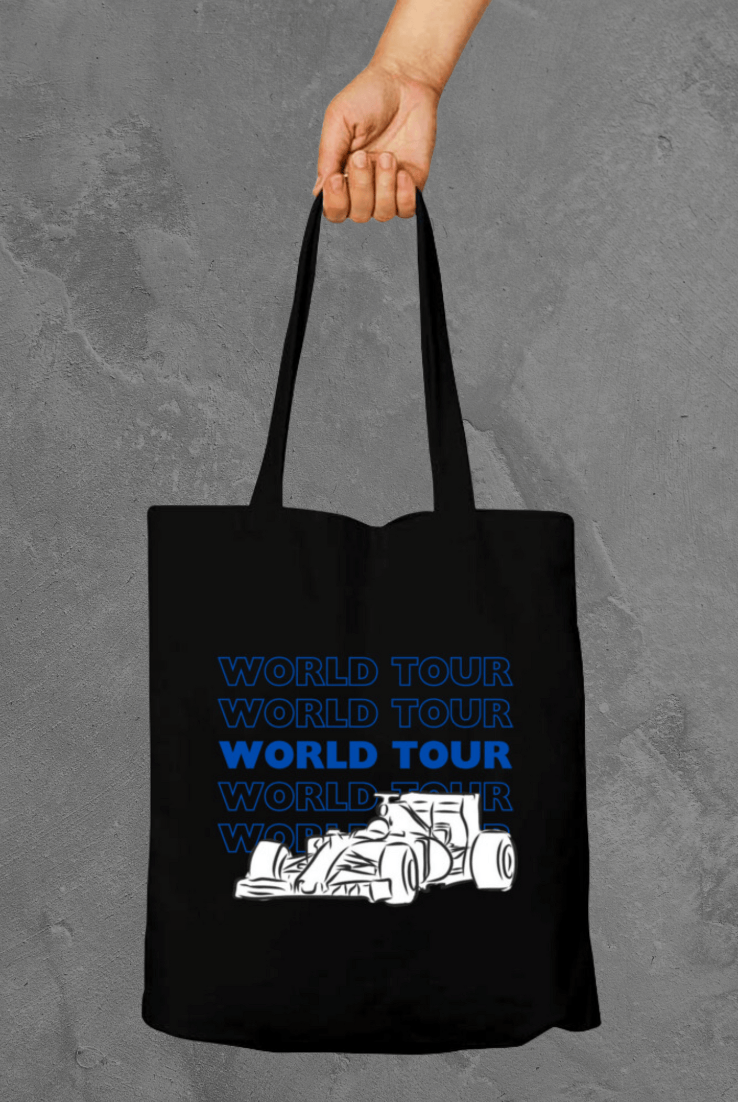 World Tour Zipper Tote Bag